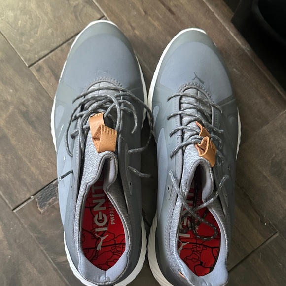 Puma Gray and Tan golf shoe - Picture 3 of 3